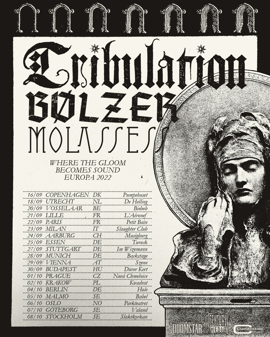 tribulation tour dates